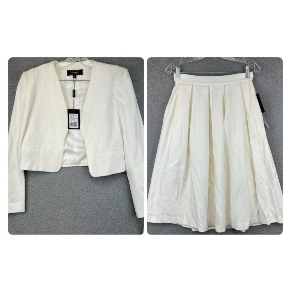 New  Ivonne Women's Blazer Jacket and Skirt size 6